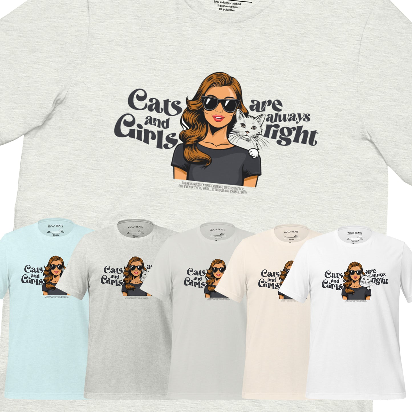 Cats and Girls Lightweight Tee