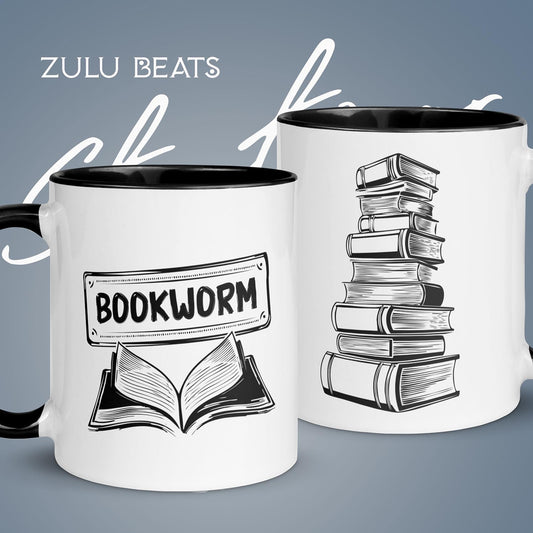 Bookworm Ceramic Mug